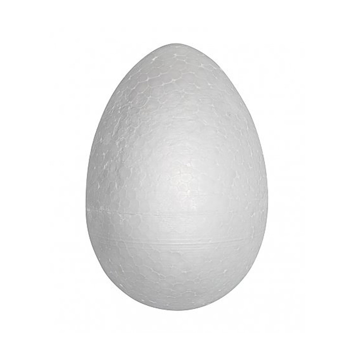 Заготовка для декора «Яйцо» пенопласт. h= 5 см d=3,5 см (уп. 10 шт.) 680160