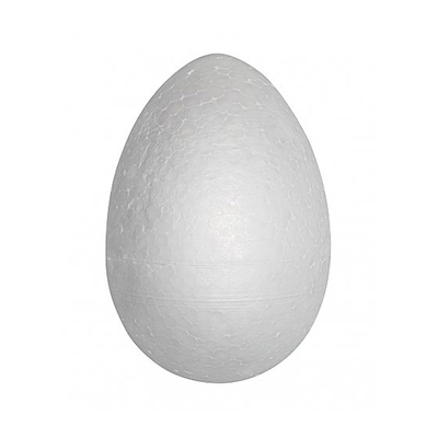 Заготовка для декора «Яйцо» пенопласт. h= 5 см d=3,5 см (уп. 10 шт.) 680160 в интернет-магазине Швейпрофи.рф