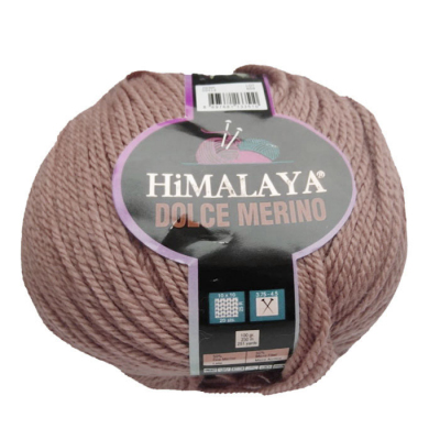 Пряжа Дольче Мерино (Himalaya Dolce Merino) 100 г/ 230 м 59407 какао в интернет-магазине Швейпрофи.рф