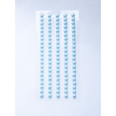 Полубусы клеевые  5 мм жемчуг 7704131 (уп. 84 шт.) 19z бирюзовый в интернет-магазине Швейпрофи.рф