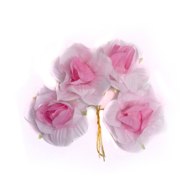 Декор MH1-249 цветы «Астра» 7715348 уп.4 шт F07 бело-розовый в интернет-магазине Швейпрофи.рф