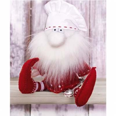 Набор для шитья Кукла Перловка из фетра ПФГ-1558 «Гном Повар» 14 см в интернет-магазине Швейпрофи.рф