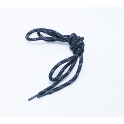 Шнурки  арт.841-Н  5 мм 100 см чёрный/серый в интернет-магазине Швейпрофи.рф