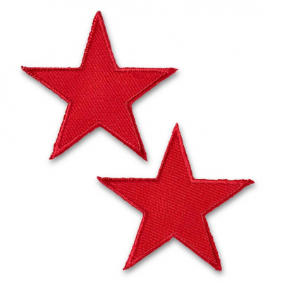 Термоаппликация 923152 «Звезды» Prym красный  (уп 2 шт) 4,5*4,5 см 7715572 в интернет-магазине Швейпрофи.рф