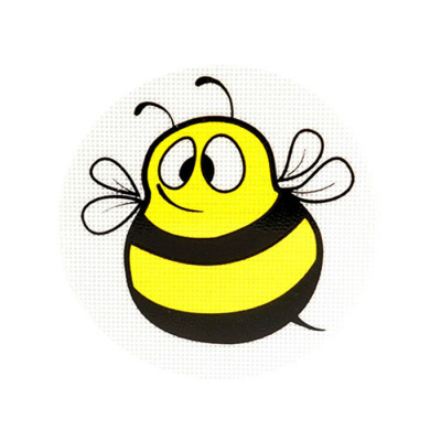 Световозвращающий значок 902213 «Пчёлка» 50 мм в интернет-магазине Швейпрофи.рф