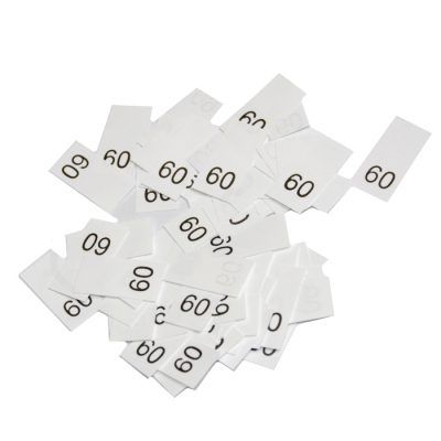 Размерники в пакетике (уп. 1000 шт.) №60 белый в интернет-магазине Швейпрофи.рф