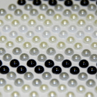 Полубусы клеевые  5 мм жемчуг  (уп. 504 шт.) Р чёрный/ серый/ белый