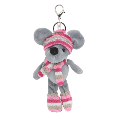 Брелок фигурка AR483 декоративная мышка в шарфе19 см розовый 7728025 в интернет-магазине Швейпрофи.рф
