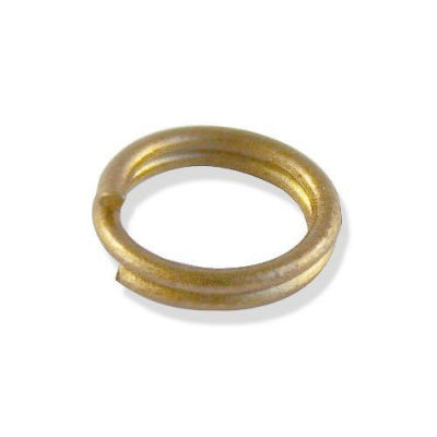 Кольцо для бус Астра ОТН1526 соединительное двойное  0,8*10 мм золото в интернет-магазине Швейпрофи.рф