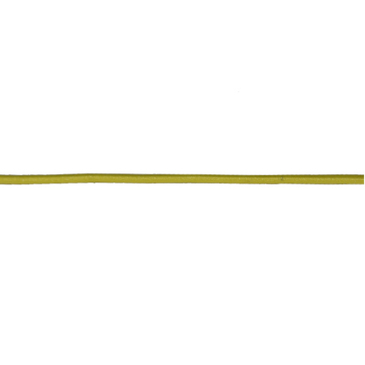 Шнур резиновый (шляпная резинка)  2.5 мм Тур. №110 жёлтый  рул. 100 м в интернет-магазине Швейпрофи.рф