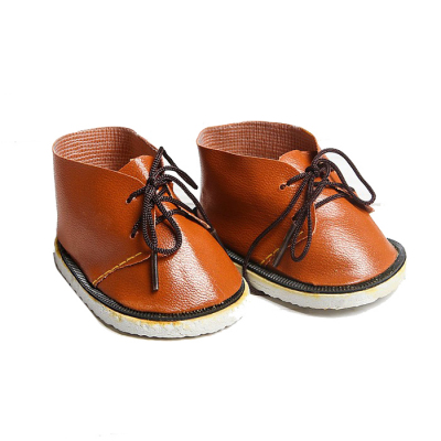 Обувь для игрушек (Ботиночки) 3495209 7,5 см  «Завязки»  пара коричневый в интернет-магазине Швейпрофи.рф
