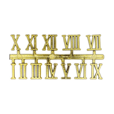 Часовые цифры Астра 7724167 5AS-76 «Римские» 1,3 см золото в интернет-магазине Швейпрофи.рф