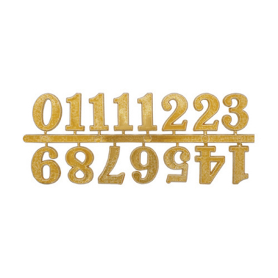 Часовые цифры Астра 7724168 5AS-85 «Арабские» 2,5 см золото в интернет-магазине Швейпрофи.рф