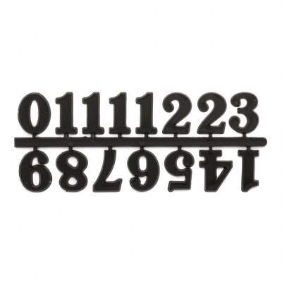 Часовые цифры Астра 7724168 5AS-85 «Арабские» 2,5 см черный в интернет-магазине Швейпрофи.рф