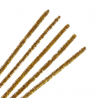 Синель-проволока люрекс 30 см * 6 мм (уп. 20 шт.) А-081 золото