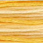 Нитки для вышивания мулине DMC 8м, 90 желтый меланж