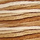 Нитки для вышивания мулине DMC 8м, 105 коричнево-бежевый меланж