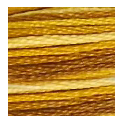 Мулине DMC 8м, 111 желто-коричневый меланж в интернет-магазине Швейпрофи.рф