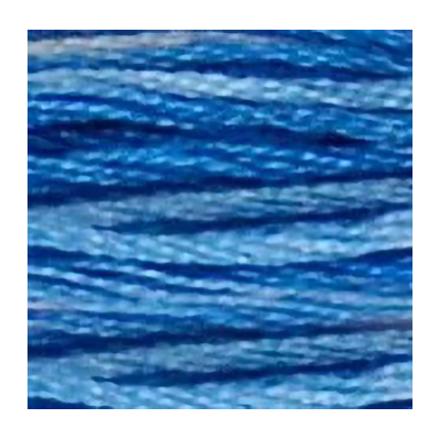 Мулине DMC 8м, 121 темно-голубой меланж в интернет-магазине Швейпрофи.рф