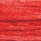 Нитки мулине DMC 8м, 349 кораллово- красный,т.