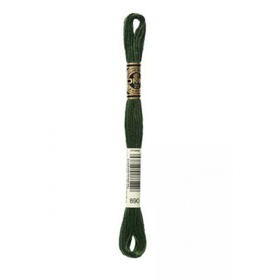 Мулине DMC 8м, 890 фисташково-зеленый,ультра т. в интернет-магазине Швейпрофи.рф