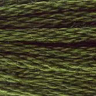 Нитки для вышивания мулине DMC 8м, 936 зеленый,оч.т.