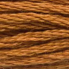 Нитки для вышивания мулине DMC 8м, 3826 коричнево-золотой