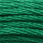Нитки для вышивания мулине DMC 8м, 3850 ярко-зеленый,т.