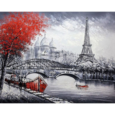 Картина по номерам Molly KH0302  «Париж» 40*50 см в интернет-магазине Швейпрофи.рф