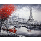 Картина по номерам Molly KH0302  «Париж» 40*50 см