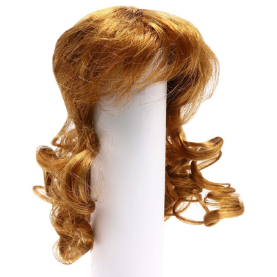 Волосы для кукол Парик AR906 d10 см длина 10 см (кудри) св.коричневый в интернет-магазине Швейпрофи.рф