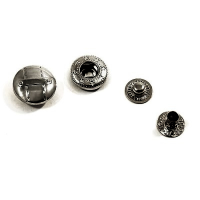 Кнопки Гамма JK-010 17 мм 06 т. никель в интернет-магазине Швейпрофи.рф