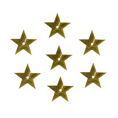 Пайетки «фигурки» Астра звездочки 20 мм (уп. 10 г) А1 золото 7700477 в интернет-магазине Швейпрофи.рф