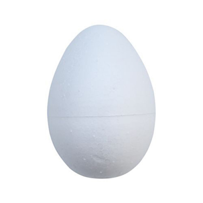 Заготовка для декора «Яйцо» пенопласт. h= 7 см  d=4,5 см  (уп. 10 шт.) 7706171 в интернет-магазине Швейпрофи.рф