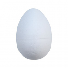 Заготовка для декора «Яйцо» пенопласт. h= 7 см  d=4,5 см  (уп. 10 шт.) 7706171