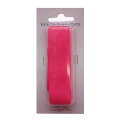Липучка HP 20 мм пришивная в блистере (уп. 25 см) 04 люм. розовый в интернет-магазине Швейпрофи.рф
