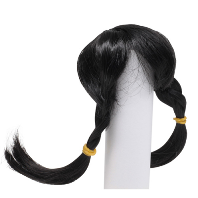 Волосы для кукол Парик AS16-17 5*10 см (косички) черный в интернет-магазине Швейпрофи.рф