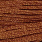 Нитки для вышивания мулине 8м СПб, 5810 красно-коричневый
