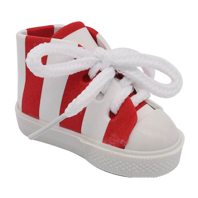 Обувь для игрушек (Кеды) AR 1046  3.5*4*7 см белый/красный  7728273 в интернет-магазине Швейпрофи.рф