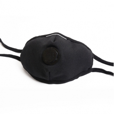 Маска защитная «i-mask» многоразовая 4-х слойная с клапаном выдоха, чёрная в интернет-магазине Швейпрофи.рф