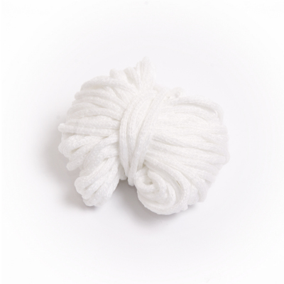 Шнур резиновый для масок 2,5 мм (уп. 10м)  белый в интернет-магазине Швейпрофи.рф