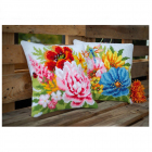 Набор для вышивания VERVACO 0001844985-PN Подушка «Разноцветные весенние цветы» 40*40 см в интернет-магазине Швейпрофи.рф