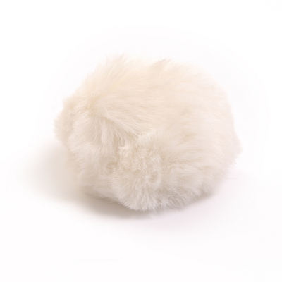 Помпон искусств. 8 см (кролик) молочный 7723350 (уп 2 шт) в интернет-магазине Швейпрофи.рф