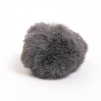 Помпон искусств. 8 см (кролик) серый 7723350 (уп 2 шт) в интернет-магазине Швейпрофи.рф