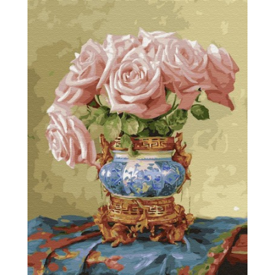 Картина по номерам Molly KH0668 Бузин. «Восточные розы» 40*50 см в интернет-магазине Швейпрофи.рф