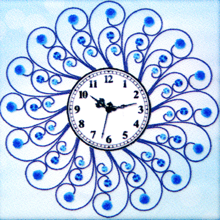 Алмазная мозаика «Часы 60*60 см NS-08 Мороз»