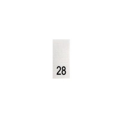 Размерники в пакетике (уп. 100 шт.) №28 белый в интернет-магазине Швейпрофи.рф