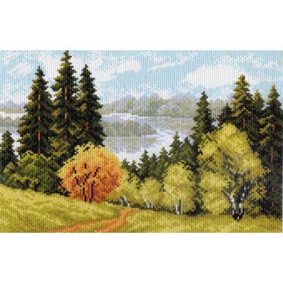 Рисунок на канве МП (28*37 см) 0698 «Осеннее очарование»-1 в интернет-магазине Швейпрофи.рф