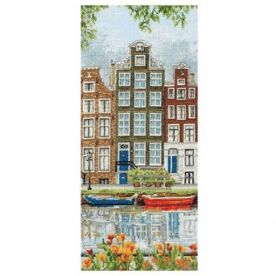 Набор для вышивания ANCHOR PCE814 «Улица Амстердама» 32*14 см в интернет-магазине Швейпрофи.рф