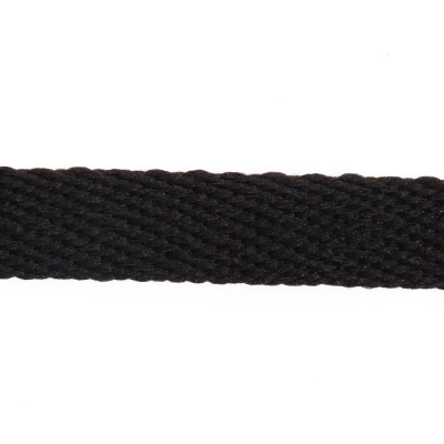 Шнур плоский арт.550 шир.15 мм (уп 100 м) чёрный в интернет-магазине Швейпрофи.рф